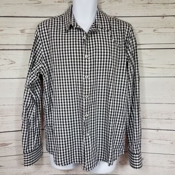 American Rag Other - AMERICAN RAG gingham black/white button up shirt